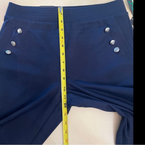 INC pull on flare pants hood buttons size 6 - Picture 6 of 16